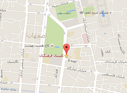 نقشه بیمارستان امیرالمومنین